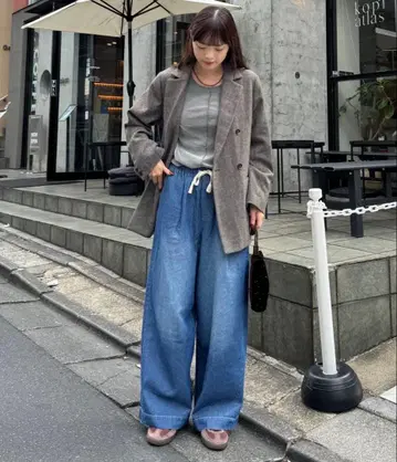 CIAOPANIC TYPY 스타일업 부드러운 와이드 이지 팬츠