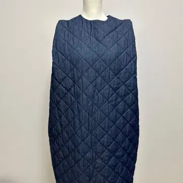 [ 새상품급 ] LINKABLE 린카블 데님 퀼트 박스 원피스