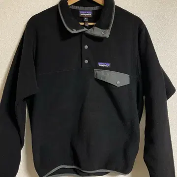 Patagonia 신틸라 스냅 T 플리스 자켓 블랙