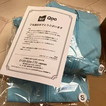 Qoo 성인용 사이즈 S 어린이용 130cm 후드티 세트 코카콜라 쿠