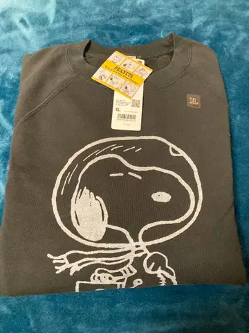 미사용 택 포함 UNIQLO 피넛 스웨트 셔츠 스누피 XL