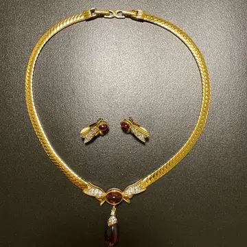 새상품급 nina ricci 목걸이 & 귀찌