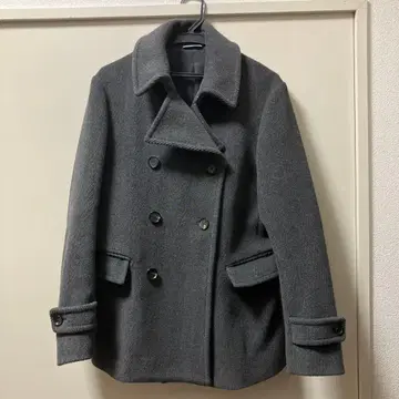 SHIPS 그레이 피 코트 S 사이즈