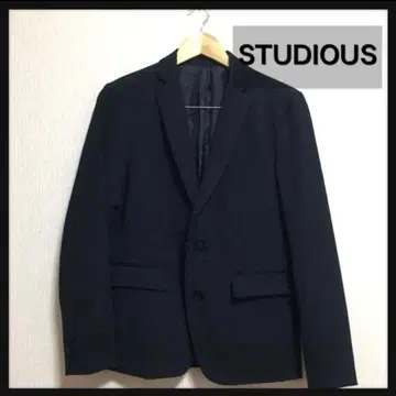 [ 새상품급 ] STUDIOUS 테일러드 자켓 M 네이비 자켓