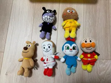 호빵맨 봉제 인형 6체 세트