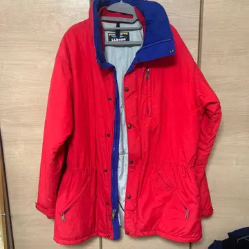 구제 의류 엘엘빈 페노브스코트 후드티 L 빨간색 아우터 자켓