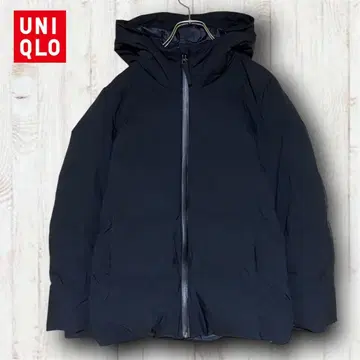 UNIQLO 심리스 다운 파카 블랙 M