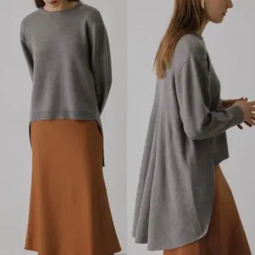 [새상품급] RIM.ARK 림아크 Back flare knit tops