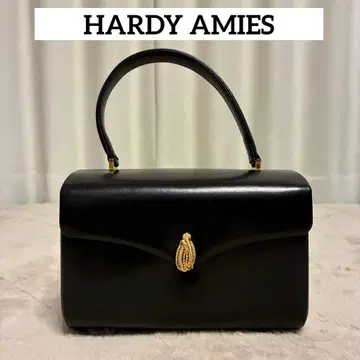 하디 에이미스 블랙 골드 관혼상제 상자형 핸드백 영국