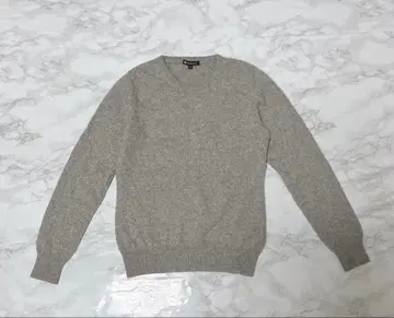[ 새상품급 ] 타카시마야 캐시미어 100% 크루넥 니트 그레이 M