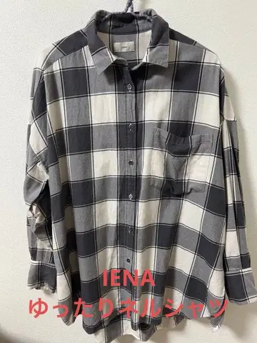 이에나 체크 셔츠