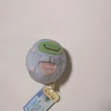 개구리 봉제 인형 약 10cm 스카이블루 핑크