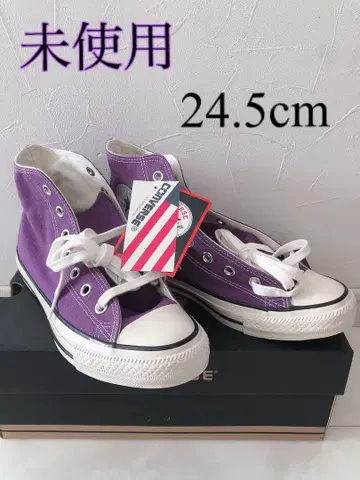 [오늘의 SALE] 미사용 컨버스 퍼플 24.5cm 퍼플
