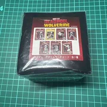 코믹콘 한정판 MARVEL 울버린 & 데드풀 아크릴 키체인