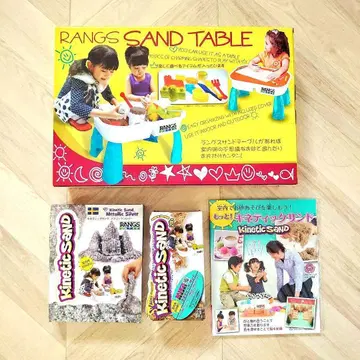 미사용 랑스 재팬 키네틱 샌드 테이블 모래 도서 포함