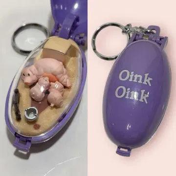 포켓 크리터 돼지 쇼와 레트로 키링 잡화 빈티지 구제 의류