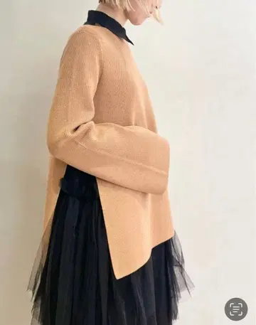 에스트네이션 베이지 니트