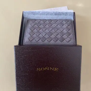 SONNE  카드 케이스 명함지갑 초코 브라운