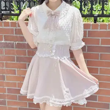 ROJITA 로지타 스커트 양산 의류 핑크