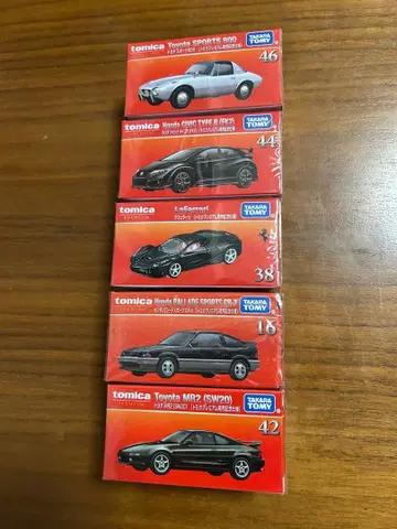 [ 새상품 ] 토미카 프리미엄 출시 기념 사양 5개 세트