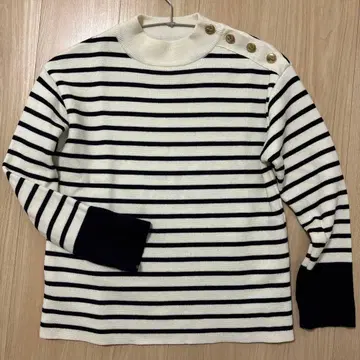 IENA 스트라이프 하이넥 스웨터 FREE SIZE