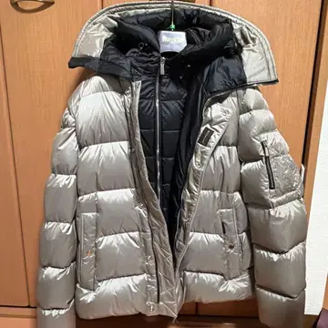 MOORER 실버 다운 자켓