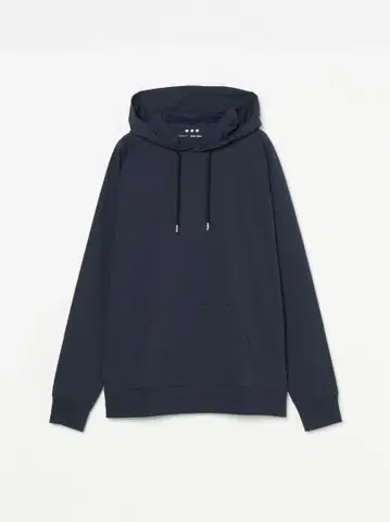 쓰리 도츠 파우더리 코튼 풀오버 후디