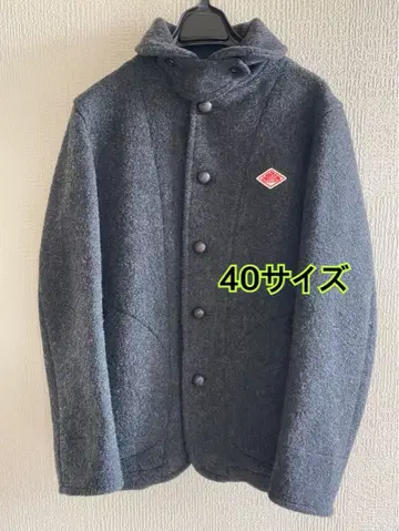 [ 새상품급 ] 단톤 남성용 둥근 카라 코트 40 사이즈 차콜