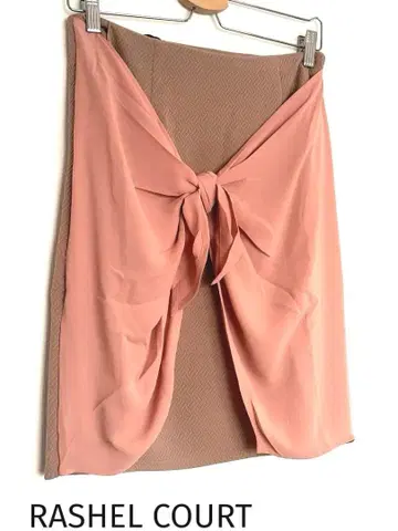 RASHEL COURT 리본 타이트 스커트 베이지 여성용 Msize 38