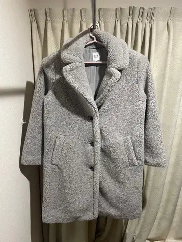 GAP 갭 테디베어 코트 보아 코트 코트 롱 코트 아우터