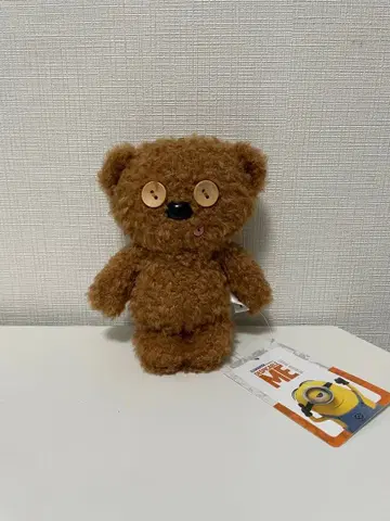 미니언 봉제 인형 키링 브라운!