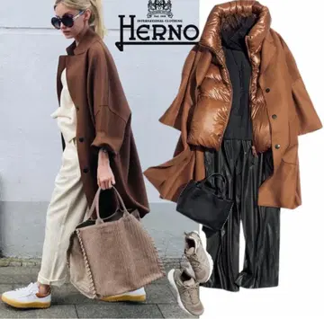 잡지 게재 HERNO Globe PI1308D 다운 베스트