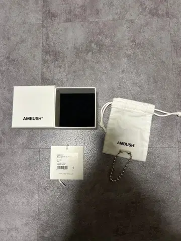 AMBUSH 메탈 볼 체인 팔찌