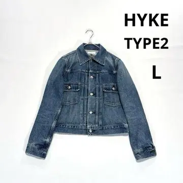 HYKE 데님 자켓 여성용 사이즈 3 TYPE 2nd 블루