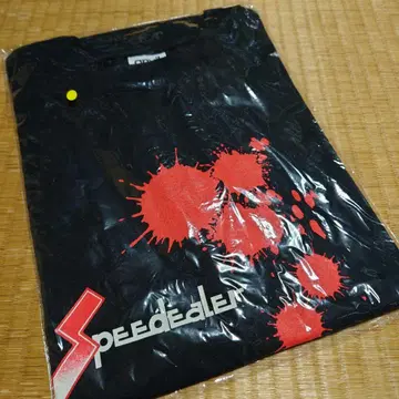 SPEEDEALER 스피딜러 티셔츠 블랙 밴딩 티셔츠 미개봉
