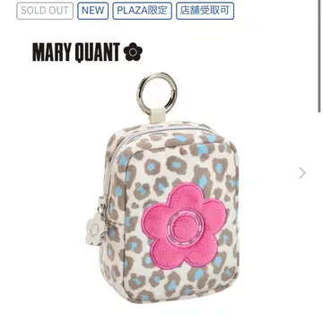 마리콴트 카라비너 포함 파우치 레오파드 PLAZA 한정판 택 포함