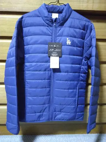MLB 다저스 충전솜 나일론 자켓 미사용 택 포함 M 사이즈 블루