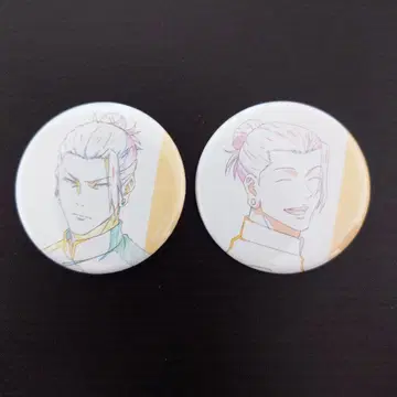 애니메이션 주술회전전 원화 캔뱃지 게토 스구루