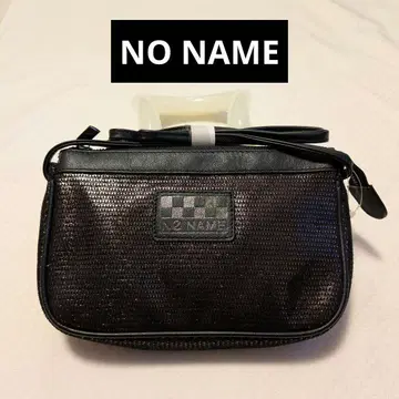 [ 미사용 새상품 ] NO NAME 노네임 포쉐트 라메 믹스 블랙 블랙