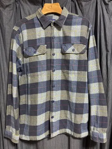 배색 양호 Patagonia 헤비 플란넬 셔츠 M 사이즈