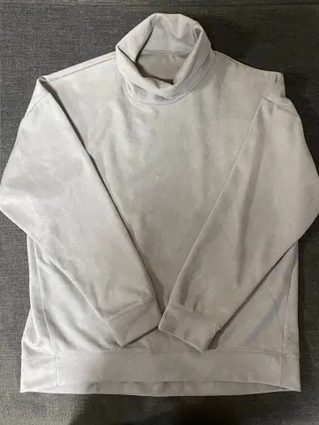 하레 HARE 터틀넥 긴팔 벨로아 M 사이즈 그레이