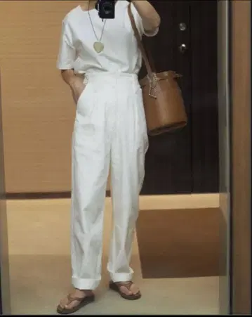 R.H.vintage 밀리터리 치노 카고 팬츠 론 헤르만 화이트