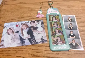 JYP 팝업스토어 NiziU 랜덤 포토카드 간사이조, 기타 마유카 굿즈