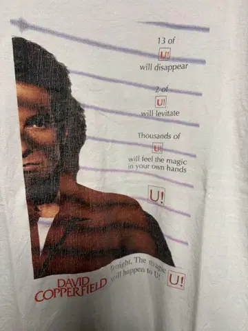 데이비드 카퍼필드 티셔츠 L 사이즈