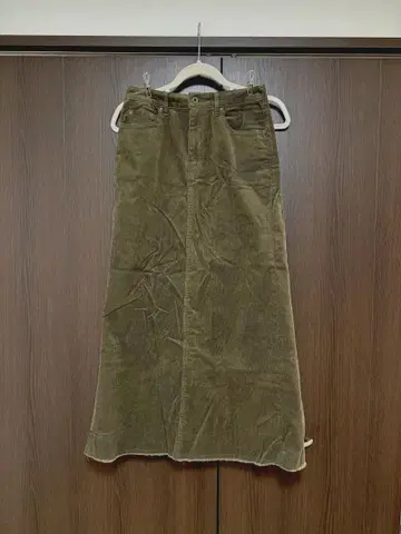 Spick & Span 코듀로이 롱 스커트