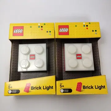 미개봉 레고 블록 라이트 LEGO Brick Light 빨파 2종 세트