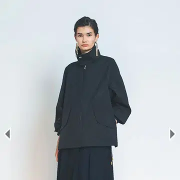 THE RERACS 더 리라 하이넥 해링턴 자켓 블랙 23SS