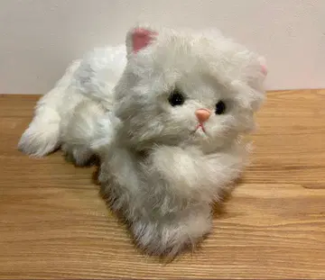 [ 오오이케 ] 일본제 페르시안 고양이 봉제 인형 쇼와 레트로