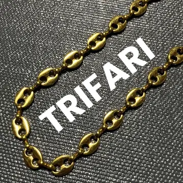 TRIFARI 트리파리 롱 목걸이 골드 컬러 빈티지