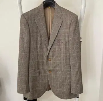 EDIFICE 체크 자켓 유행하는 브라운 계열